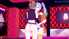 Az Sainklaus and Chitose Kisaragi have an intense lesbian play - Super Robot Wars 30 & V Hentai