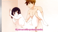 Hentai | Overflow cap 1 | Mi amigo me coge en el baño