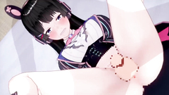 Tsukino Mito just has flirting sex