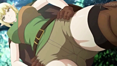 Anime Hentai Hero Fucks with All his Girlfriends from his Isekai Harem