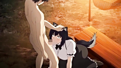 Anime Hentai Fucking Sexy Isekai Harem Trio of Girls While Another One Spies and Get Fucked Too