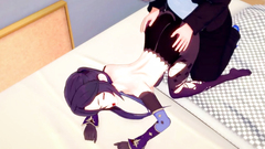 Genshin Impact: Mona sex with beautiful girl (3D Hentai)