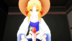 [MMD R-18] Touhou Suwako 3d hentai she will suck you dry nsfw ntr fap hero