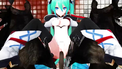 [MMD R-18] NJXA Miku Matoi - Ogre furry fucker Hd 3d hentai nsfw fap hero