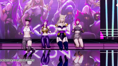 [MMD] GirlsDay - Something Kpop Striptease Ahri Akali Kaisa Evelynn League of Legends KDA