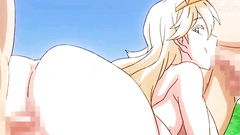 Anime Hentai Gangbang of the Sexiest Girls During Summer with Many Creampies