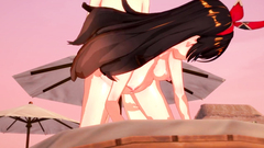 (POV) You Explore the Depths of Amber Ass (it's deep) Hentai Genshin Impact