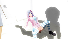 3D HENTAI Cute girlfriend cum in tight pussy