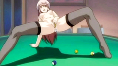 Hentai Maid Gets Really Hot For Her Stud While Playing Billiards