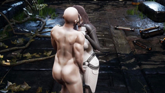 Mass Effect - Miranda has sex in the destroyed ship on a desolate planet