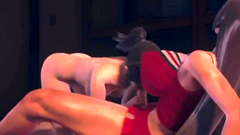 futa cheerleader fucks her teacher in gym school