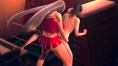 futa cheerleader fucks her teacher in gym school