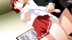 Anime schoolgirl kissing and fucking rich
