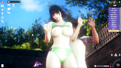 【エロゲー ハニーセレクト2 リビドー】陸上部の生意気な黒髪ぱっつん爆乳美女のおっぱい揉んでエッチしまくる！ 3DCGアニメ動画[Hentai Game Honey Select 2 Libido ]