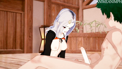 Eri Finally Lets Deku Fuck Her After Being Saved Until Creampie - My Hero Academia Anime Hentai 3d