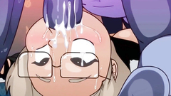 Sex trio orgy with two double penetration waiters