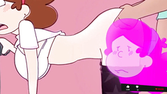 The first sexual relationship of a 20-year-old woman in the bathroom