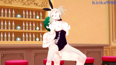 Himiko Toga and Izuku Midoriya have intense sex in a casino. - My Hero Academia Hentai