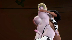 Cow futa x brunette elf hot