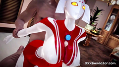 Ultrawoman Bearhug 3D Gameplay Animation