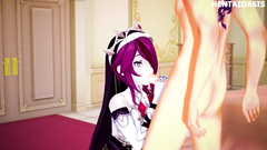 Rosaria Genshin Impact - HENTAI 3D + POV