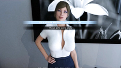 Thirsty for my guest [Hentai game PornPlay ] Ep.1 Kissing a coworker in the office