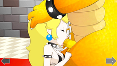 Princess Peach : Blowjob by Neonmonkey