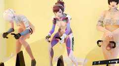 FUTANARI MASTURBATION CONTEST WHO PULLS THE MOST MILK