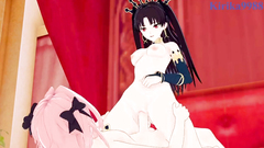 Ishtar and Astolfo have intense sex in the bedroom. - Fate/Grand Order Hentai