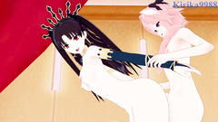 Ishtar and Astolfo have intense sex in the bedroom. - Fate/Grand Order Hentai