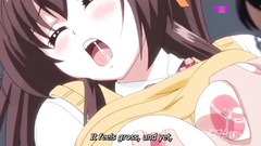 Petite Hentai Girl Blackmailed into First BLowjob