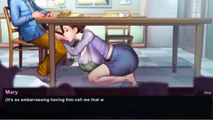 Taffy Tales [UberPie] housewife gives blowjob under the table but her friend came