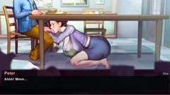 Taffy Tales [UberPie] housewife gives blowjob under the table but her friend came