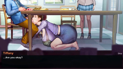 Taffy Tales [UberPie] housewife gives blowjob under the table but her friend came