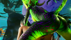 Space biologist collects sperm samples (Universe in Cum)