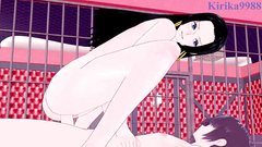 Boa Hancock and I have intense sex in a secret room. - One Piece Hentai