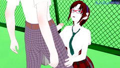 Mari Illustrious Makinami and I have intense sex on the rooftop. - Neon Genesis Evangelion Hentai