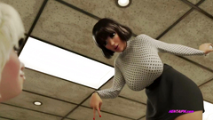 H0RSE Cock FUTA Stepmom & Her Best Friend Fucks Shemale Teacher