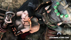 Monster Black Cock 3D HENTAI Cartoon Sex