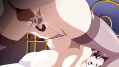 Big Ass Beauty with Passion for Sex Loves to Have Three Cocks at the Same Time | Anime Hentai