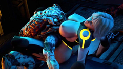 Disgusting monster fucks sexy girl.