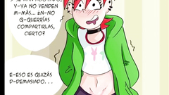 His redhead stepsister gives him blowjobs until he makes him cum with her tits