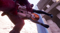 Petitre Redhead Witch Fucks With Monster Cock Furry Demon Yiff 3D Hentai