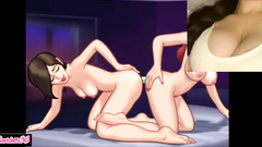 Summer Time Saga- Elle Is Obsessed Redhead Whit Huge Boobs Hooker- 3D Porn Games