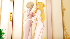 Delicious In Dungeon : Marcille Donato x Falin Touden (Lesbian Yuri Hentai)