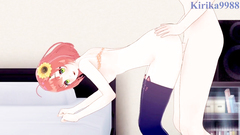 Honma Himawari and I have intense sex in the bedroom. - Nijisanji VTuber Hentai