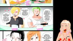 Nami from One piece Uses a magic potion for better sex