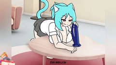 Gumball's step mom MILF playing with herself while watching her