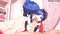 MITA x CAPPIE Threesome EVENT Hentai MiSide Uncensored