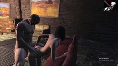 Mayor Can't Resist Big Ass Anal | Seduced By Goth Nympho